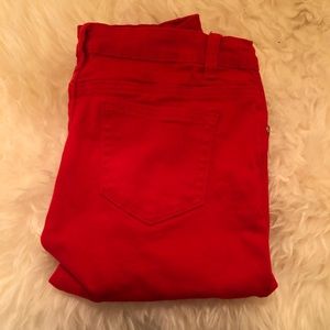 Red Skinny Jeans